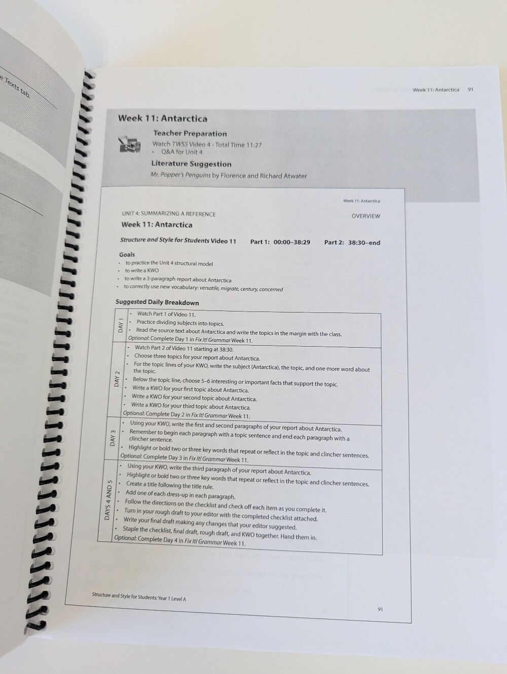IEW Year 1 Level A Kit Premier Homeschool Writing Curriculum*No Videos Included - Picture 14 of 15